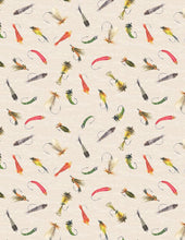 Load image into Gallery viewer, End of Bolt - Gone Fishing - Cream Fishing Lure All Over - 27"
