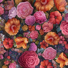 Load image into Gallery viewer, QT Fabrics - Mystical Unicorn - Packed Floral - 1/2 YARD CUT
