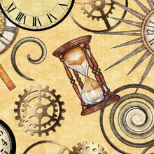 Load image into Gallery viewer, QT Fabrics - Like Clockwork - Time Toss - 1/2 YARD CUT
