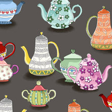 Load image into Gallery viewer, QT Fabrics - Tea Time - Teapots - 1/2 YARD CUT
