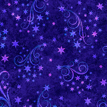 Load image into Gallery viewer, QT Fabrics - Happy Hauntings - Star Swirls - 1/2 YARD CUT
