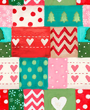 Load image into Gallery viewer, QT Fabrics - Gnome for the Holidays - Presents - Multi - 1/2 YARD CUT
