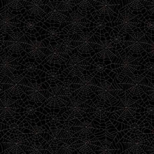 Load image into Gallery viewer, QT Fabrics - Quilting Illusions - Spiderweb Black - 1/2 YARD CUT
