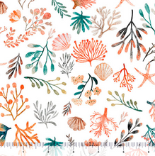 Load image into Gallery viewer, QT Fabrics - QT Cuties 2 - Coral White - 1/2 YARD CUT
