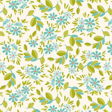 Load image into Gallery viewer, QT Fabrics - Curious Kittycats - Floral - 1/2 YARD CUT
