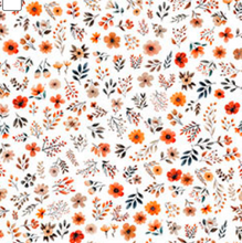 Load image into Gallery viewer, QT Fabrics - Pandaland - Small Floral - White - 1/2 YARD CUT
