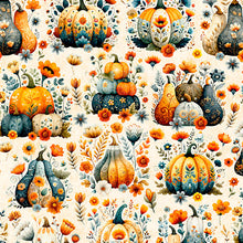 Load image into Gallery viewer, QT Fabrics - Harvest Hollow - Pumpkin Patch Cream - 1/2 YARD CUT
