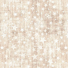 Load image into Gallery viewer, QT Fabrics - American Country - Stars - Taupe - 1/2 YARD CUT

