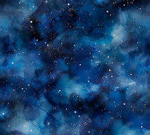 Load image into Gallery viewer, QT Fabrics - Skyward - Night Sky - Midnight - 1/2 YARD CUT
