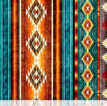 Load image into Gallery viewer, QT Fabrics - Canyonlands - Southwest Border Stripe - 1/2 YARD CUT
