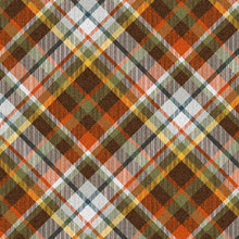 Load image into Gallery viewer, QT Fabrics - Autumn Stitches - Diagonal Plaid - 1/2 YARD CUT
