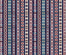 Load image into Gallery viewer, QT Fabrics - All American Snowman - All American Border Stripe - 1/2 YARD CUT
