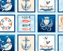 Load image into Gallery viewer, 3 Wishes - Ahoy Mate - Patch - 1/2 YARD CUT
