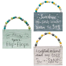 Load image into Gallery viewer, Summer Beaded Hanging Sign
