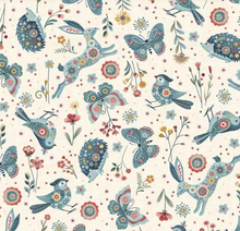 Load image into Gallery viewer, Henry Glass - Norwegian Forest - Woodland Character Toss - 1/2 YARD CUT
