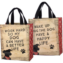 Load image into Gallery viewer, Every Day Tote - Hug the Dog
