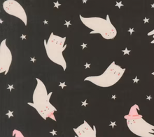 Load image into Gallery viewer, Moda Fabrics - Purrs and Boos - Cat - Black - 1/2 YARD CUT
