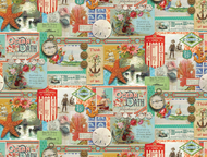 Moda Fabrics - Saltwater - All Aboard Nautical - 1/2 YARD CUT