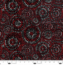Load image into Gallery viewer, Blank Quilting - Hexi-Dots - 108" WIDE BACK - 1/2 YARD CUT
