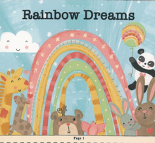 Load image into Gallery viewer, Wilmington Prints - Rainbow Dreams Book Panel - 24" x 44"
