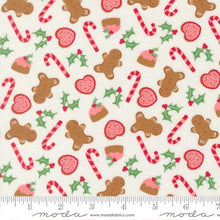 Load image into Gallery viewer, Moda Fabrics - Merrily on High - Sweet Treats - Snow - 1/2 YARD CUT
