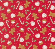 Load image into Gallery viewer, Moda Fabrics - Merrily on High - Sweet Treats - Christmas Red - 1/2 YARD CUT
