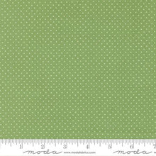 Load image into Gallery viewer, Moda Fabrics - Merrily on High - Festive Dot - Evergreen - 1/2 YARD CUT
