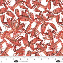 Load image into Gallery viewer, Blank Quilting - Seaside Boil - Lobster Allover - 1/2 YARD CUT
