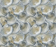 Blank Quilting - Seaside Boil - Clam Collage - 1/2 YARD CUT