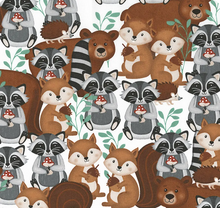 Load image into Gallery viewer, Wilmington Prints - Woodland Whimsy - Packed Animals - 1/2 YARD CUT
