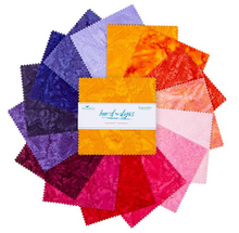 Load image into Gallery viewer, Riley Blake - Expressions Batiks - Sunset Sorbet - 5” Stacker
