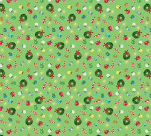 Load image into Gallery viewer, Windham Fabrics - Christmas Village - Ornaments - Light Green - 1/2 YARD CUT
