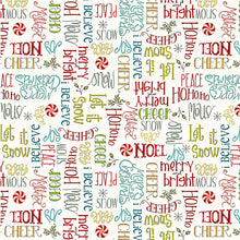 Load image into Gallery viewer, Windham Fabrics - A Very Terri Christmas - Seasons Greetings - 1/2 YARD CUT

