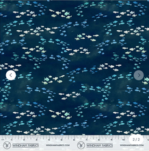 Load image into Gallery viewer, Windham Fabrics - Ocean Life - Shoal - Marine - 1/2 YARD CUT

