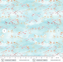 Load image into Gallery viewer, Windham Fabrics - Ocean Life - Shoal - Turquoise - 1/2 YARD CUT

