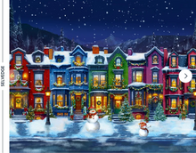 Load image into Gallery viewer, Windham Fabrics - Winter Wonder - Winter Town - Panel - MADE WITH PUFF
