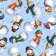 Load image into Gallery viewer, Windham Fabrics - Winter Wonder - Snow Guys &amp; Snow Gals - 1/2 YARD CUT
