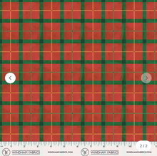 Load image into Gallery viewer, Windham Fabrics - Winter Wonder - Festive Plaid - Red - 1/2 YARD CUT
