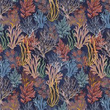 Load image into Gallery viewer, Windham Fabrics - Deep Blue - Garden Reef - Deep Blue - 1/2 YARD CUT
