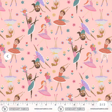 Load image into Gallery viewer, Windham Fabrics - Twirling Tutus - Little Ballerinas - Blush - 1/2 YARD CUT
