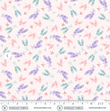 Load image into Gallery viewer, Windham Fabrics - Twirling Tutus - En Pointe - White - 1/2 YARD CUT
