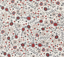 Load image into Gallery viewer, Moda Fabrics - Independence Day - The Meadow Florals - Vanilla - 1/2 YARD CUT
