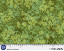 Load image into Gallery viewer, P&amp;B Textiles - Fall Friends - Tonal Leaf Blender Green - 1/2 YARD CUT
