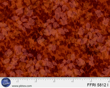 Load image into Gallery viewer, P&amp;B Textiles - Fall Friends - Tonal Leaf Blender Red/Brown - 1/2 YARD CUT
