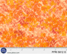 Load image into Gallery viewer, P&amp;B Textiles - Fall Friends - Tonal Leaf Blender Orange - 1/2 YARD CUT
