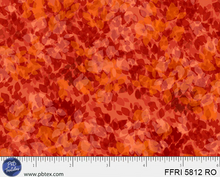 Load image into Gallery viewer, P&amp;B Textiles - Fall Friends - Tonal Leaf Blender Rust Orange - 1/2 YARD CUT
