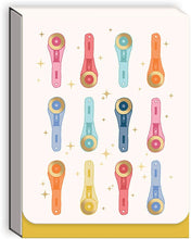 Load image into Gallery viewer, Mid-Century Sewing-Themed Notepad
