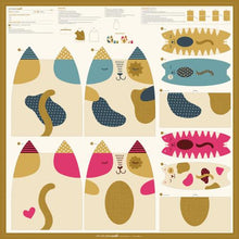 Load image into Gallery viewer, Moda Fabrics - Cut Sew Create Cat Plushies Panel
