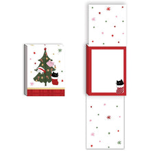 Load image into Gallery viewer, Christmas Cat Notepad
