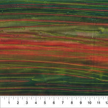 Load image into Gallery viewer, Banyan Batik - Calcite Sorbet - Forest Green - 1/2 YARD CUT
